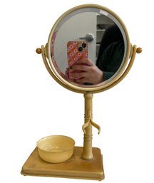 Vintage Art Deco-Style Shaving Mirror Stand