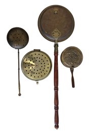 Grouping Of Assorted Vintage Warming Pans (4-Piece Set)