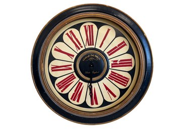 Edinburgh Clock Works Co. Ornate Roman Numeral Wall Clock (NOT TESTED)