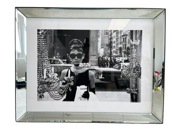 Brookpace Lascelles 'Breakfast At Tiffiany's' Print In Beveled Mirror Frame