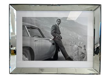 Brookpace Lascelles 'Goldfinger' Print In Beveled Mirror Frame
