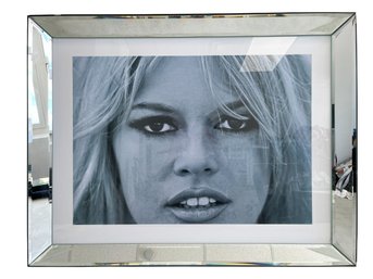 Brookpace Lascelles Brigitte Bardot Print In Beveled Mirror Frame