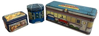 Vintage Decorative Tin Collection #2 (3-Piece Set)