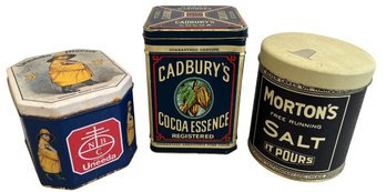 Vintage Decorative Tin Collection #3 (3-Piece Set)