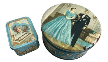 Vintage Decorative Tin Collection #4 (2-Piece Set)