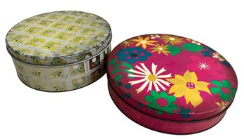 Vintage Decorative Tin Collection #5 (2-Piece Set)