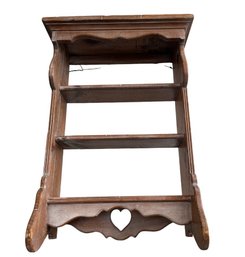 Vintage Country-Style Wooden Wall Shelf