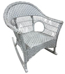 Vintage Wicker Rocking Chair