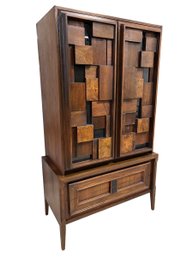 Mid-Century Modern Brutalist Armoire