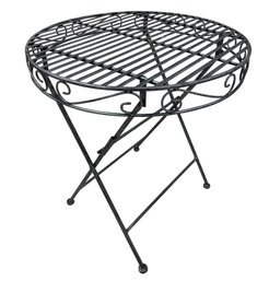 Folding Metal Bistro Table #2