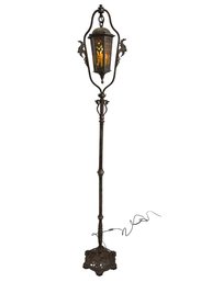 Vintage Spanish Revival Filigree Floor Lamp