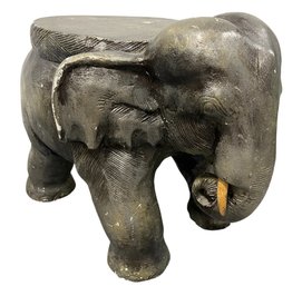 Artisan Elephant Accent Stool
