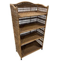 Bohemian Rattan Bookcase