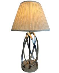 Modern Sculptural Interlocking Loop Table Lamp (Base Only)