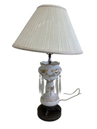 Mid-Century Traditional Table Lamp (Base, Harp & Finial Only)