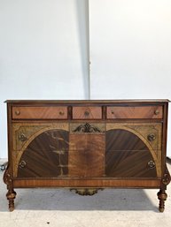 Venetian Marquetry Style 5-Drawer Dresser