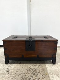 Decorative Rolling Steamer Trunk