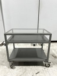 Utility Trolley With Display Shelf