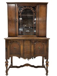 Jacobean-Style China Cabinet Style