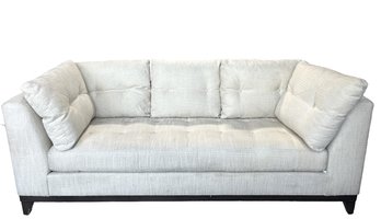 Modern Cream 3-Seat Sofa