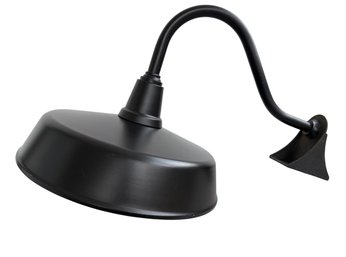 Black Gooseneck Barn Light (NOT TESTED)