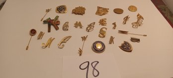 Vintage Jewelry Brooch Lot