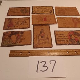 Antique Leather Postcards