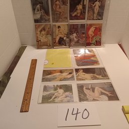 Vintage French Art Nouveau Nude Postcards