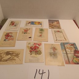 Vintage Santa Claus Postcard Lot