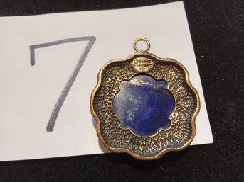 Lapis Pendant - Marked Barse - Thailand
