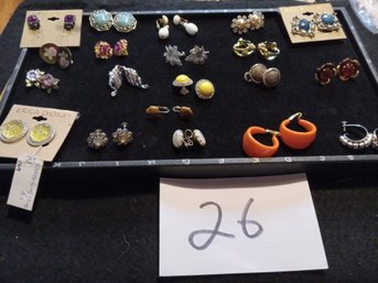20 Pairs Assorted Clip-on Earrings