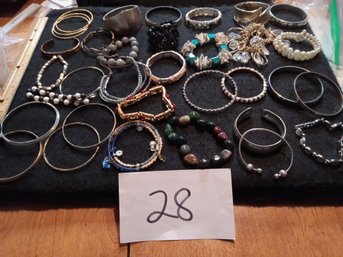 Large Lot Assorted Bracelets