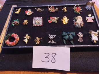 Large Christmas Pin Lot