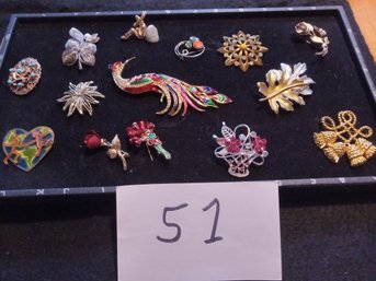 Mixed Larger Brooch Lot