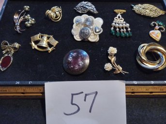 Mixed Larger Brooch Lot