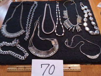 Silvertone Choker Lot