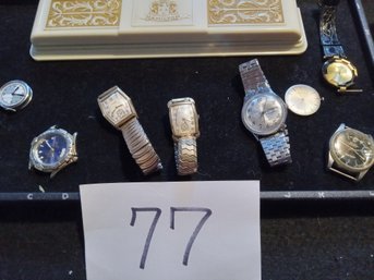 Men's Watch Lot & Parts