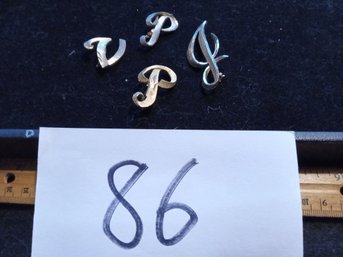 Assorted Designer Initial Pins - All Marked Marselle