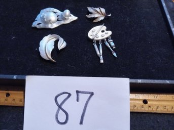 Assorted Designer Brooches - All Marked JJ