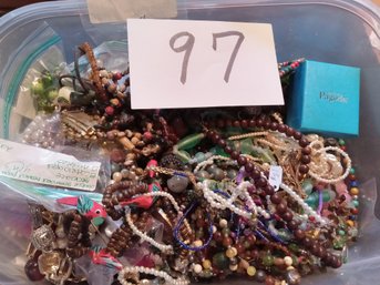 Unsearched Estate Jewelry Box Lot - Over 5 Pounds