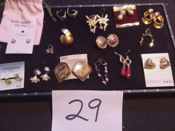 DESIGNER PIERCED EARRING LOT