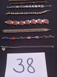 VINTAGE BRACELET LOT - STONES