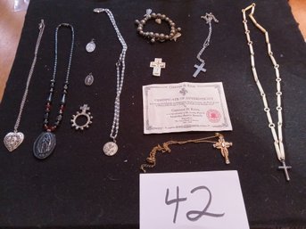 RELIGIOUS JEWELRY LOT