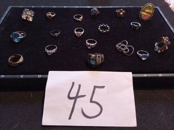 MIXED RING LOT - 18PCS