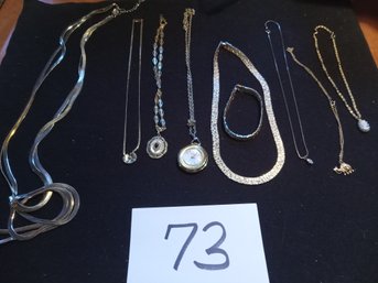 GOLDTONE NECKLACE LOT