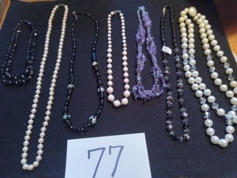 MIXED NECKLACE LOT (SOME FROM ITALY)