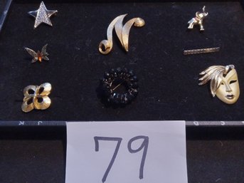 DESIGNER BROOCH LOT - BSK, AND OTHERS