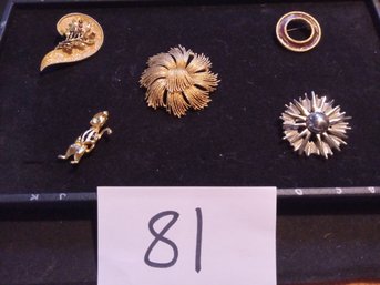 DESIGNER BROOCH LOT - BSK, CORO, MONET
