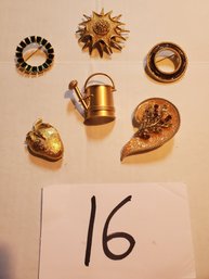 BSK, CORO, ART, MONET BROOCH LOT