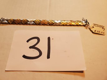 GOLD PLATED OVER STERLING BRACELET